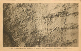 24 Dordogne  Renne Broutant Gravé Sur Les Parois De La Grotte Des Combarelles    N° 18 \MN6035 - Altri & Non Classificati