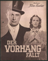 Filmprogramm IFK Nr. 2968, Der Vorhang Fällt, Anneliese Uhlig, Hilde Sessak, Regie Georg Jocoby  - Magazines