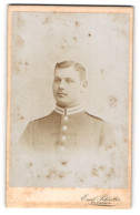 Fotografie Emil Schröter, Potsdam, Junger Soldat Im Portrait  - Personnes Anonymes