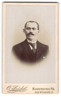 Fotografie O. Seidel, Ronneburg S/A, Portrait Herr In Anzug Mit Krawatte  - Personnes Anonymes