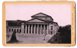 Fotografie Römmler & Jonas, Dresden, Ansicht München, Hof- Und Nationaltheater  - Orte