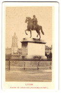 Photo B. Treille, Lyon,  Vue De Lyon, Place Bellecour, Statue De Louis XIV  - Orte