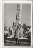 JEWISH JUDAICA  TURQUIE SMYRNE FAMILY ARCHIVE SNAPSHOT PHOTO FEMME 9X13.8cm. - Personnes Anonymes