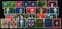 BRD Bund Jahrgang 1959 Mit 302-325 Ohne Bl. 2 Gestempelt Ohne Bl. 2 #BRD-O-1959 - Altri & Non Classificati