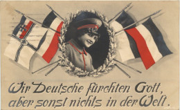 Wir Deutsche Fürchten Gott Aber Sonst Nichts - Feldpost - War 1914-18