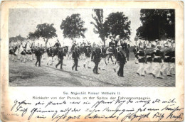 Kaiser Wilhelm II - Rückkehr Von Der Parade - Königshäuser