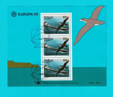 PTB1722- PORTUGAL (MADEIRA) 1986 Nº 85 (selos 1758)- CTO (EUROPA CEPT) - Blocks & Kleinbögen