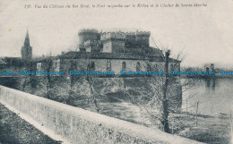 R045938 Vue Du Chateau Du Roi Rene Le Pont Suspendu Sur Le Rhone Et Le Clocher D - Welt