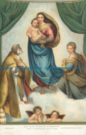 R045958 Postcard. The Madonna Sistine. After Raffaello Santi. Misch And Stock - Welt