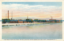 R045982 View From Tompkins Street Bridge. Showing Water Works And Gas Plant. Bin - Welt