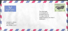 Abu Dhabi Cover To Germany 1996. Archaeology Stamp. United Arab Emirates - Abu Dhabi