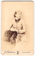 Photo J. Bateman, Canterbury, Portrait Dame In Zeitgenössischer Kleidung  - Anonymous Persons