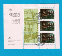 PTB1726- PORTUGAL (MADEIRA) 1982 Nº 46 (selos 1571)- CTO (EUROPA CEPT) - Blocs-feuillets