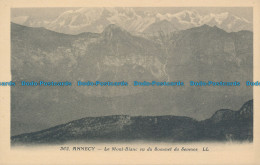 R046444 Annecy. Le Mont Blanc Vu Du Sommet Du Semnoz. Levy Et Neurdein Reunis. N - Welt