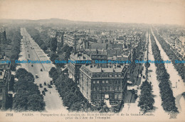 R046461 Paris. Perspective Des Avenues Du Bois De Boulogne El De La Grande Armee - Wereld