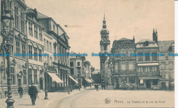 R046107 Mons. Le Theatre Et La Rue De Nimy. Ern. Thill. Nels. 1919 - Wereld