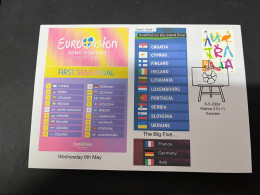 9-5-2024 (4 Z 32) Eurovision Song Contest 2024 - Semi-Final 1 On 8-5-2024 (with Oz Stamp) - Musik