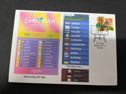 9-5-2024 (4 Z 32) Eurovision Song Contest 2024 - Semi-Final 1 On 8-5-2024 (with Owl Stamp) - Musik