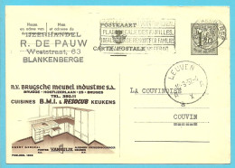 Publibel 1506 (Cuisines B.M.I. Et RESOCUB Keukens BRUGES) Stempel BLANKENBERGE - Publibels