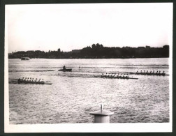 Fotografie Ansicht Hannover, Deutsche Rudermeisterschaften, Kampf Der Achter  - Sporten