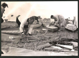 Fotografie Ansicht Wien, Kanufahrer An Der Reichsbrücke  - Sports