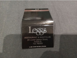 IRLANDE -. Petite Boîte Aĺlumettes  " Leggs   Club"     DUBLIN    Net  0,80 - Cajas De Cerillas (fósforos)