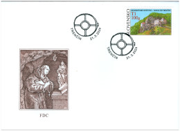 SLOVAKIA 2024 - The 800th Anniversary Of The Establishment Of The Benedictine Abbey At Skalka, Near Trenčín - FDC