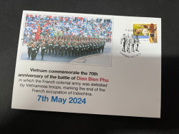 9-5-2024 (4 Z 32)  Vietnam Commemorate The 70th Anniversary Of The Battle Of Dien Bien Phu (7 May 2024) Versus France - Viêt-Nam