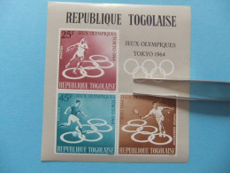55 TOGO REPUBLIQUE TOGOLAISE 1964 / JUEGOS OLIMPICOS TOKYO  / YVERT BLOC 12 ** MNH - Ete 1964: Tokyo
