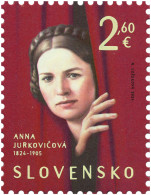 SLOVAKIA 2024 - Personalities: Anna Jurkovičová (1824 –1905) - Ungebraucht