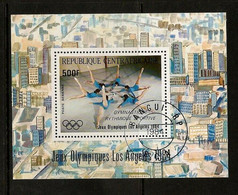 (!) Central African Republic.  Gymnastic SC # C302 Olympics 184 Los Angeles S / S Used / Cto - Estate 1984: Los Angeles