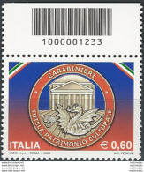 2009 Italia Corpo Dei Carabinieri Codice A Barre MNH Unif. 3135cb - Andere & Zonder Classificatie