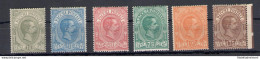 1884-86 Italia , Umberto I°, Pacchi Postali , Serie Completa 1/6 , 6 Valori , Effige Di Umberto I° , MNH** - Certifica - Andere & Zonder Classificatie