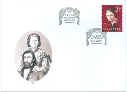 SLOVAKIA 2024 - Personalities: Anna Jurkovičová (1824 –1905) - FDC