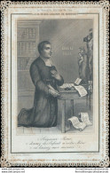 Bm38 Antico Santino Holy Card Merlettato Louise Marie Grignon De Montfort - Santini