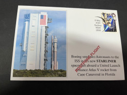 9-5-2024 (4 Z 32)  USA - Starliner Boeing 2 Astraunauts Flight To ISS Postponed (6-5-2024) - Autres & Non Classés