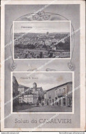 Af747 Cartolina Saluti Da Casalvieri Provincia Di Frosinone Lazio - Frosinone