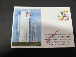 9-5-2024 (4 Z 32)  USA - Starliner Boeing 2 Astraunauts Flight To ISS Postponed (6-5-2024) - Autres & Non Classés