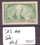 FRANCE - No Yvert 303 ** ( SANS CHARNIERE, GOMME PARFAITE )    - COTE: 60.- - Unused Stamps