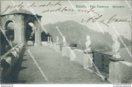 T692 Cartolina Ravello Villa Cimbrone Belvedere Provincia Di Salerno - Andere & Zonder Classificatie