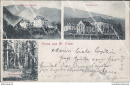 Au49 Cartolina Gruss Aus St.anna 1904 - Altri & Non Classificati