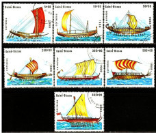 (!) 1988 GUINEA - BISSAU ANCIENT SAILING SHIPS Antike Segelschiffe, Schiffe, COMPLETE SET (20 -205) - Guinea-Bissau