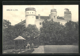 AK Orlik N. Vlt., Ansicht Vom Schloss  - Repubblica Ceca