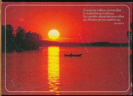 °°° 30842 - FINLAND - PANORAMA WITH VERSES BY TOMI HALVA - 1999 With Stamps °°° - Finnland