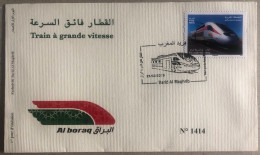 2019 Maroc Morocco Train Railway Station Services High Speed Top FDC Quality MNH - Maroc (1956-...)