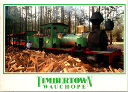 9-5-2024 (4 Z 33) Australia - Timbertown Steam Train In Wauchope - Eisenbahnen