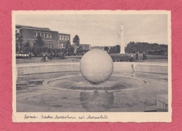 Roma,stadio Mussolini Col Monolite- Cart. Formato Standard, Verso Diviso, Ed. Capelli-Milano. - Autres & Non Classés