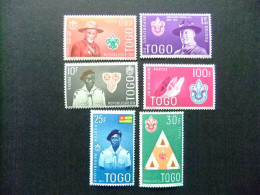 55 TOGO REPUBLIQUE TOGOLAISE 1961 / SCOUTISME MOVIMIENTO SCOUT / YVERT 334 / 39 ** MNH - Unused Stamps