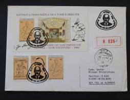 Sao Tome Et Principe FDC Recommandé 1982 Igor Stravinski Musique Music Ballet Picasso ND IMPERF St Thomas & Prince R FDC - Picasso