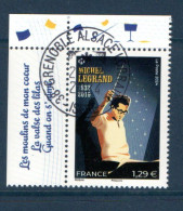 France 2024. Michel Legrand Est Un Musicien, Compositeur, Pianiste De Jazz Cachet Rond Gomme D'origine - Usados